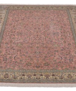 Kashmir Oriental Rug 243 × 166 cm, silk, hand-knotted — view 2