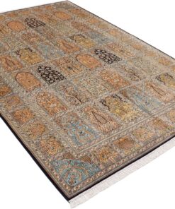 Kashmir Oriental Rug 248 × 173 cm, silk, hand-knotted — view 4