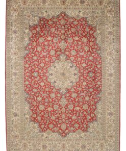 Kashmir Oriental Rug 250 × 174 cm, silk, hand-knotted