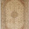 Kashmir Oriental Rug 252 × 176 cm, silk, hand-knotted