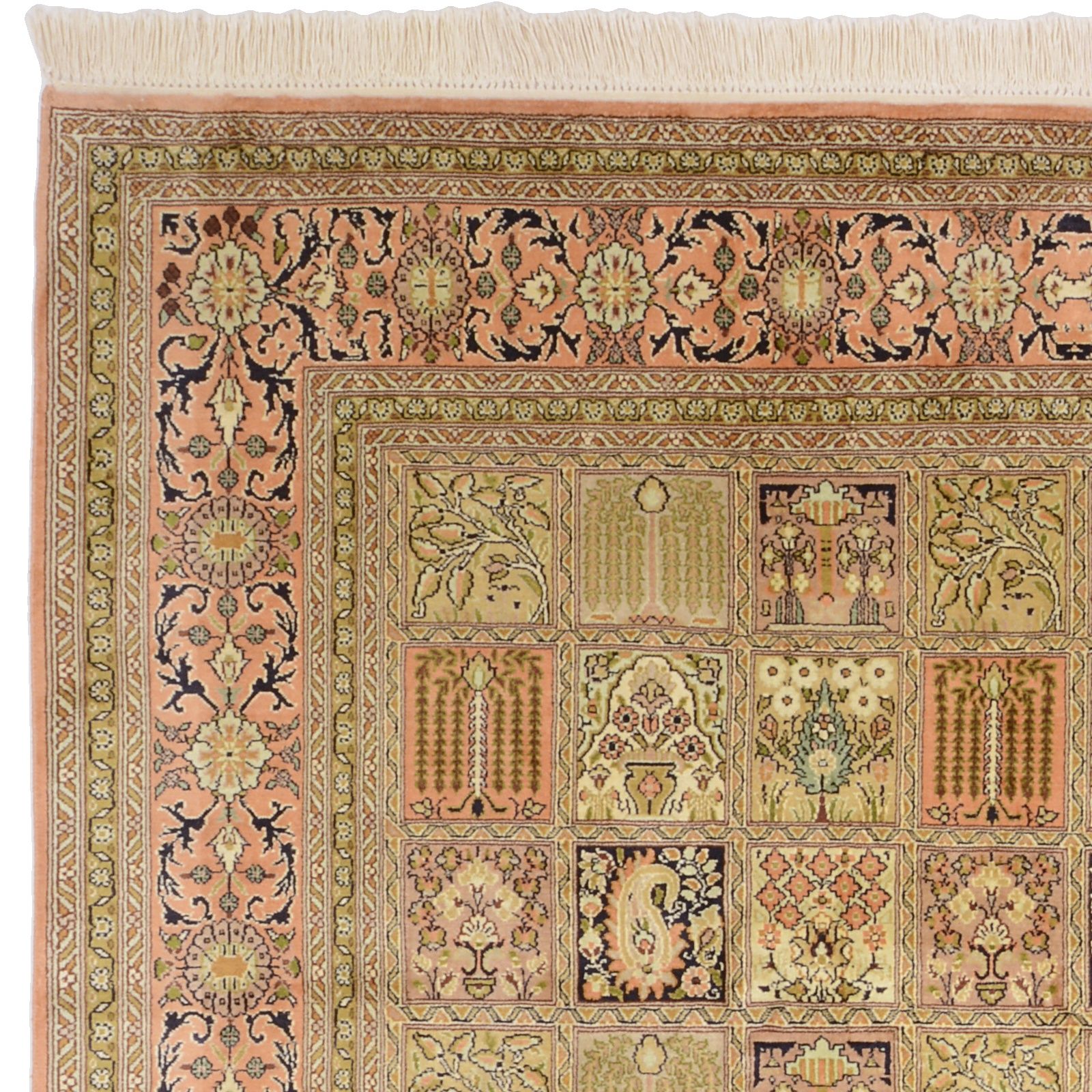 Kashmir Oriental Rug 275 × 185 cm, silk, hand-knotted — view 6
