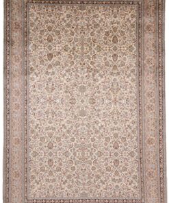 Kashmir Oriental Rug 279 × 186 cm, silk, hand-knotted