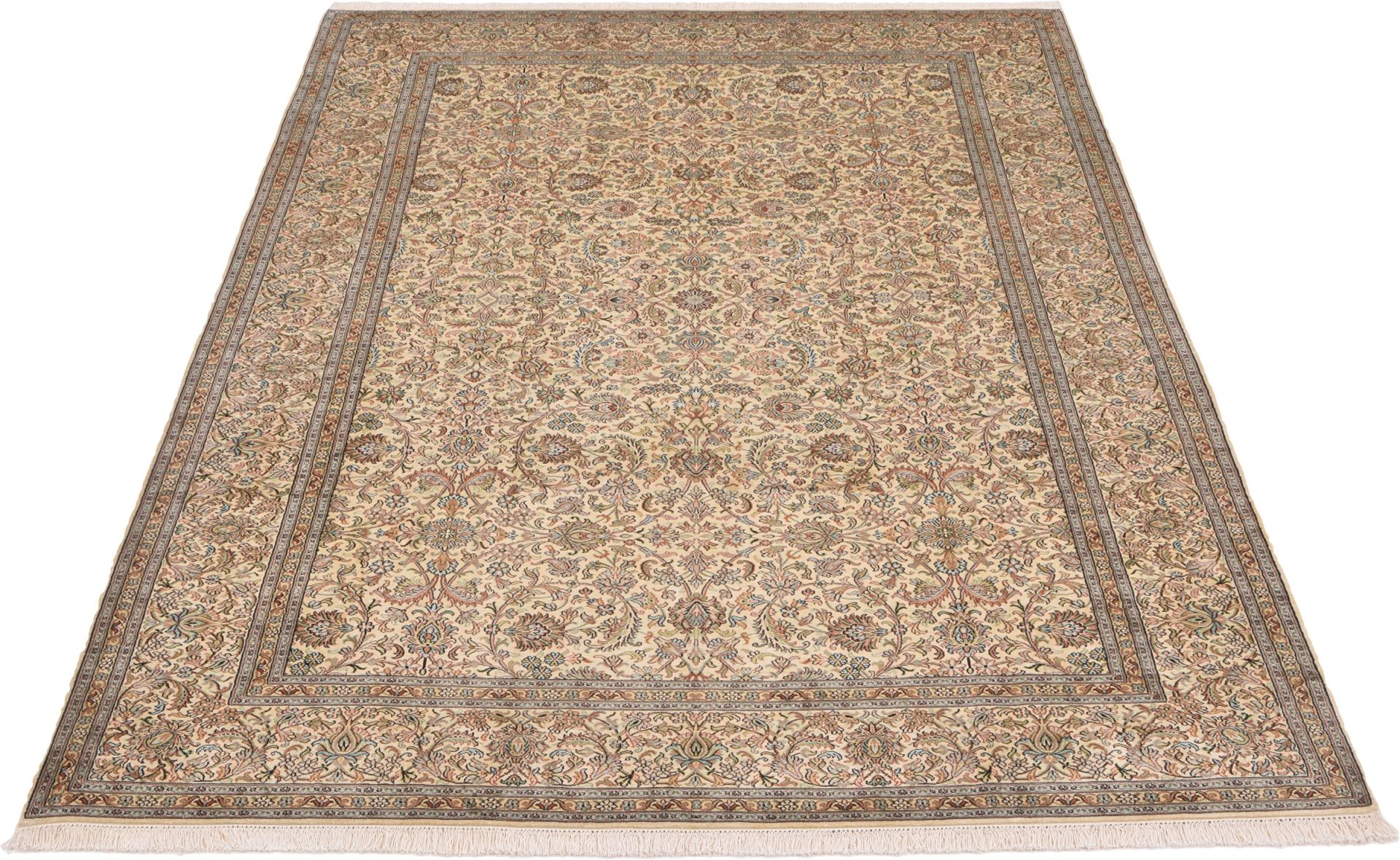 Kashmir Oriental Rug 280 × 186 cm, silk, hand-knotted — view 2