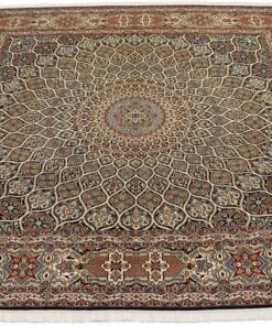 Kashmir Oriental Rug 187 × 183 cm, silk, hand-knotted — view 8
