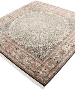 Kashmir Oriental Rug 187 × 183 cm, silk, hand-knotted — view 3