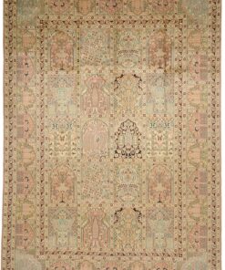 Kashmir Oriental Rug 287 × 198 cm, silk, hand-knotted