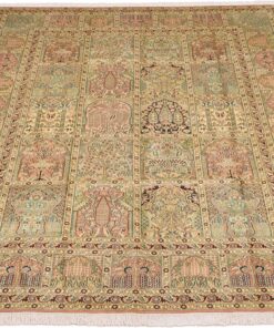 Kashmir Oriental Rug 287 × 198 cm, silk, hand-knotted — view 2