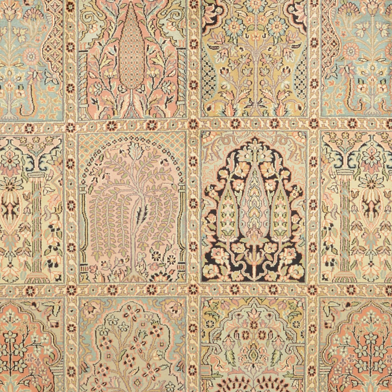 Kashmir Oriental Rug 287 × 198 cm, silk, hand-knotted — view 5