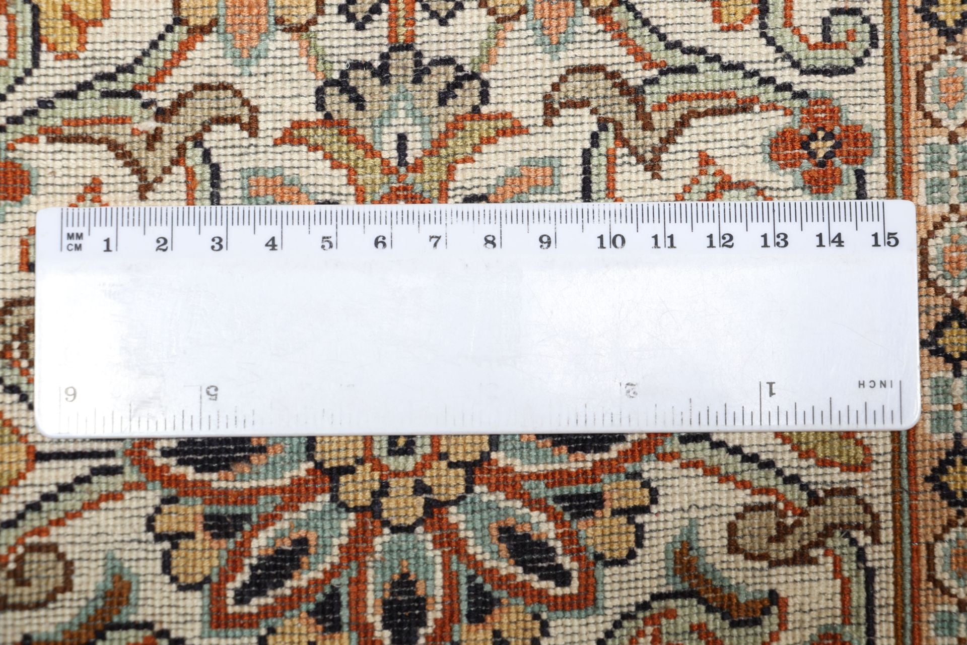 Kashmir Oriental Rug 307 × 208 cm, silk, hand-knotted — view 11