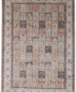 Kashmir Oriental Rug 307 × 208 cm, silk, hand-knotted