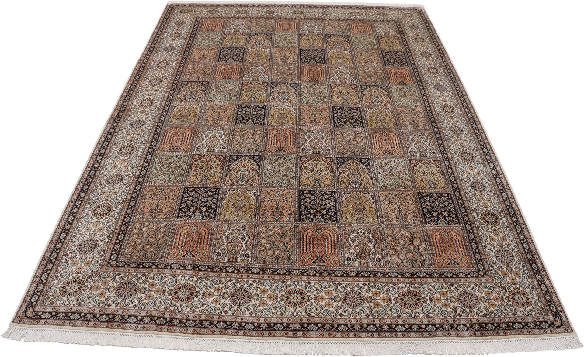 Kashmir Oriental Rug 307 × 208 cm, silk, hand-knotted — view 7