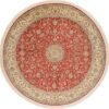 Kashmir Oriental Rug 213 × 213 cm, silk, hand-knotted