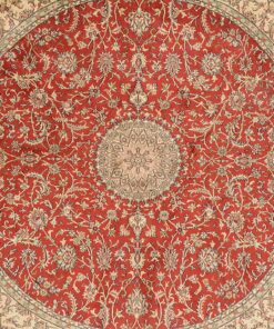 Kashmir Oriental Rug 213 × 213 cm, silk, hand-knotted — view 6