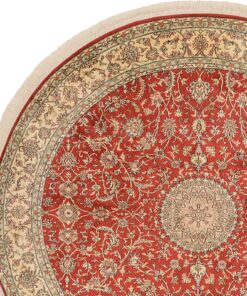 Kashmir Oriental Rug 213 × 213 cm, silk, hand-knotted — view 7