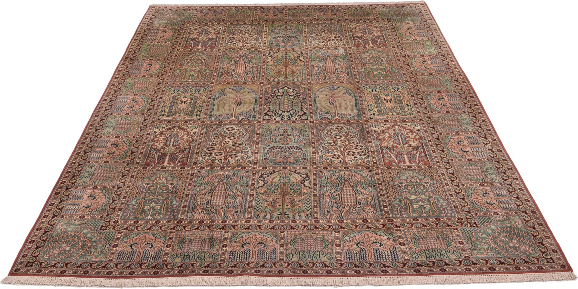 Kashmir Oriental Rug 312 × 214 cm, silk, hand-knotted — view 2