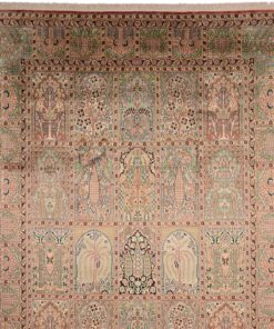 Kashmir Oriental Rug 312 × 214 cm, silk, hand-knotted — view 6