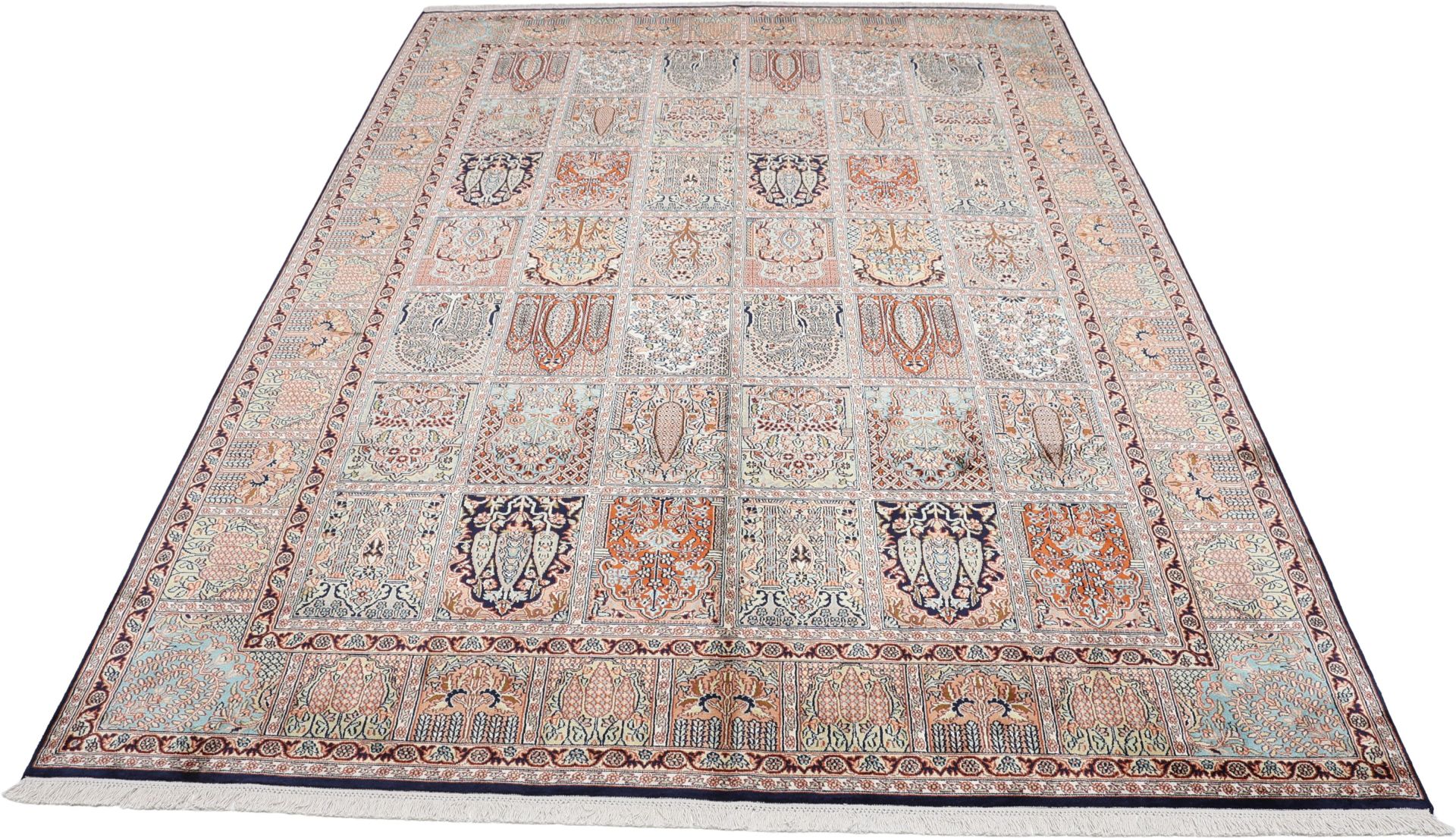 Kashmir Oriental Rug 301 × 215 cm, silk, hand-knotted — view 2
