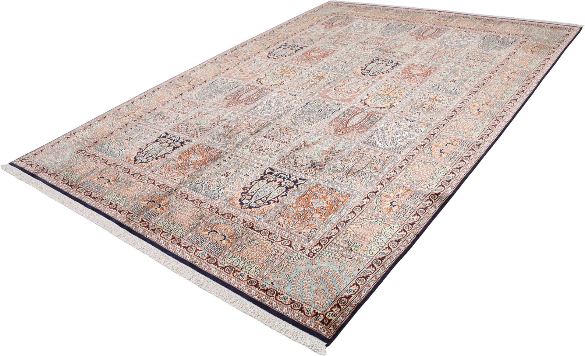 Kashmir Oriental Rug 301 × 215 cm, silk, hand-knotted — view 3