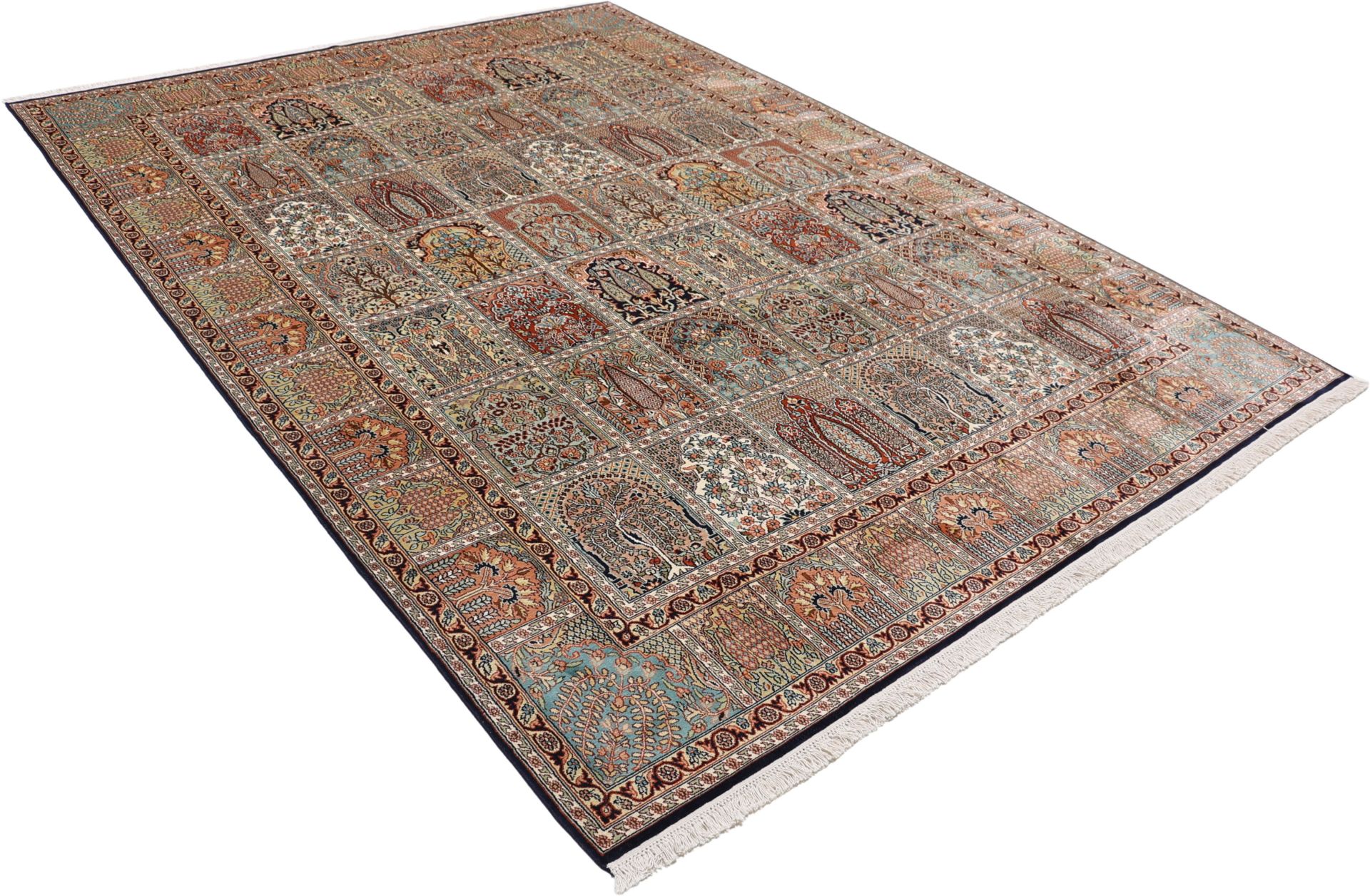 Kashmir Oriental Rug 301 × 215 cm, silk, hand-knotted — view 4