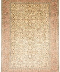 Kashmir Oriental Rug 313 × 216 cm, silk, hand-knotted