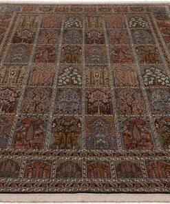 Kashmir Oriental Rug 313 × 216 cm, silk, hand-knotted — view 2