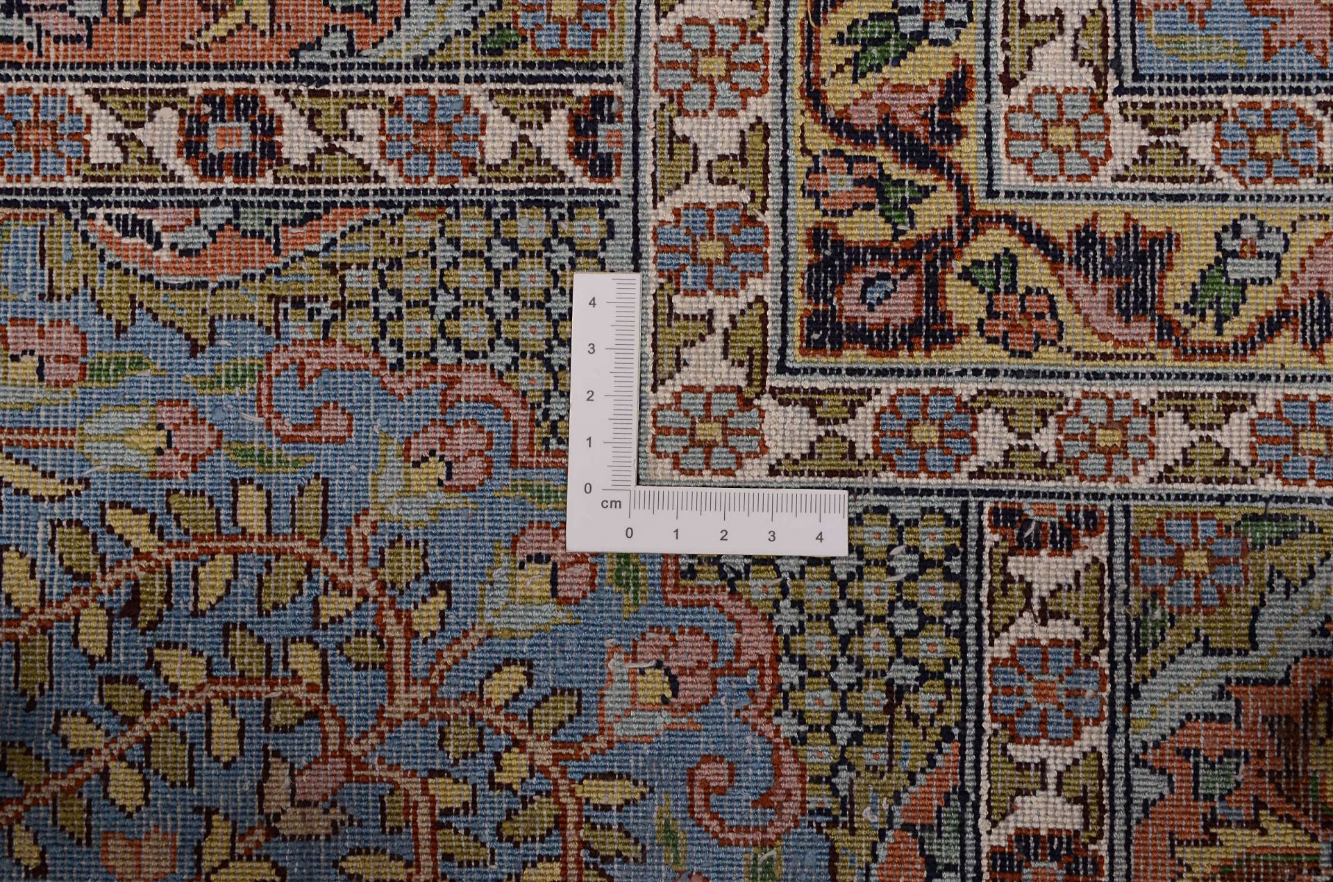 Kashmir Oriental Rug 313 × 216 cm, silk, hand-knotted — view 3