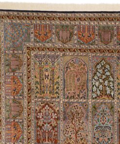 Kashmir Oriental Rug 313 × 216 cm, silk, hand-knotted — view 5