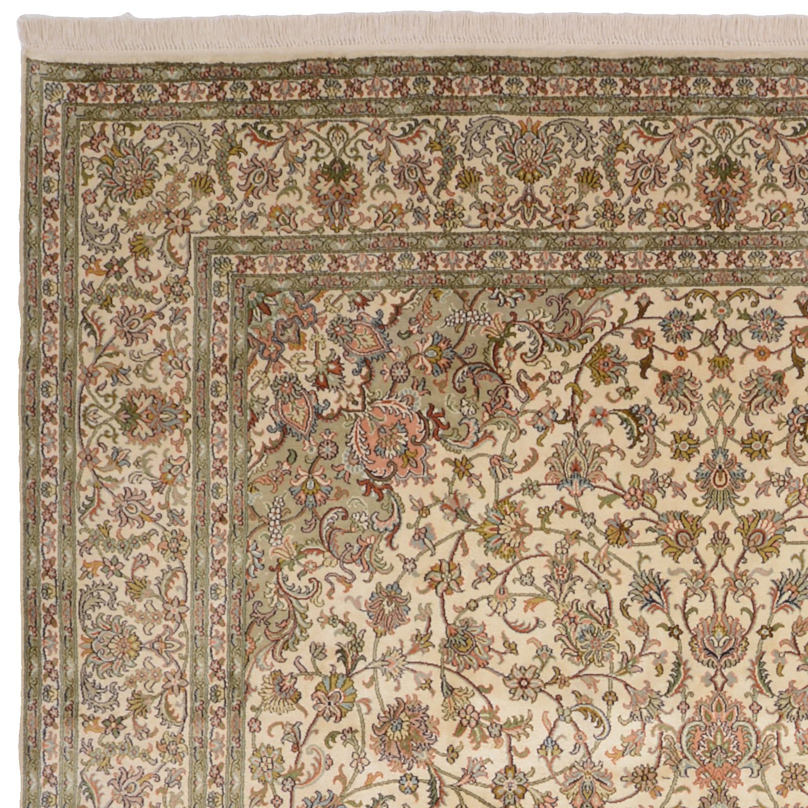 Kashmir Oriental Rug 313 × 217 cm, silk, hand-knotted — view 6