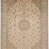Kashmir Oriental Rug 313 × 217 cm, silk, hand-knotted