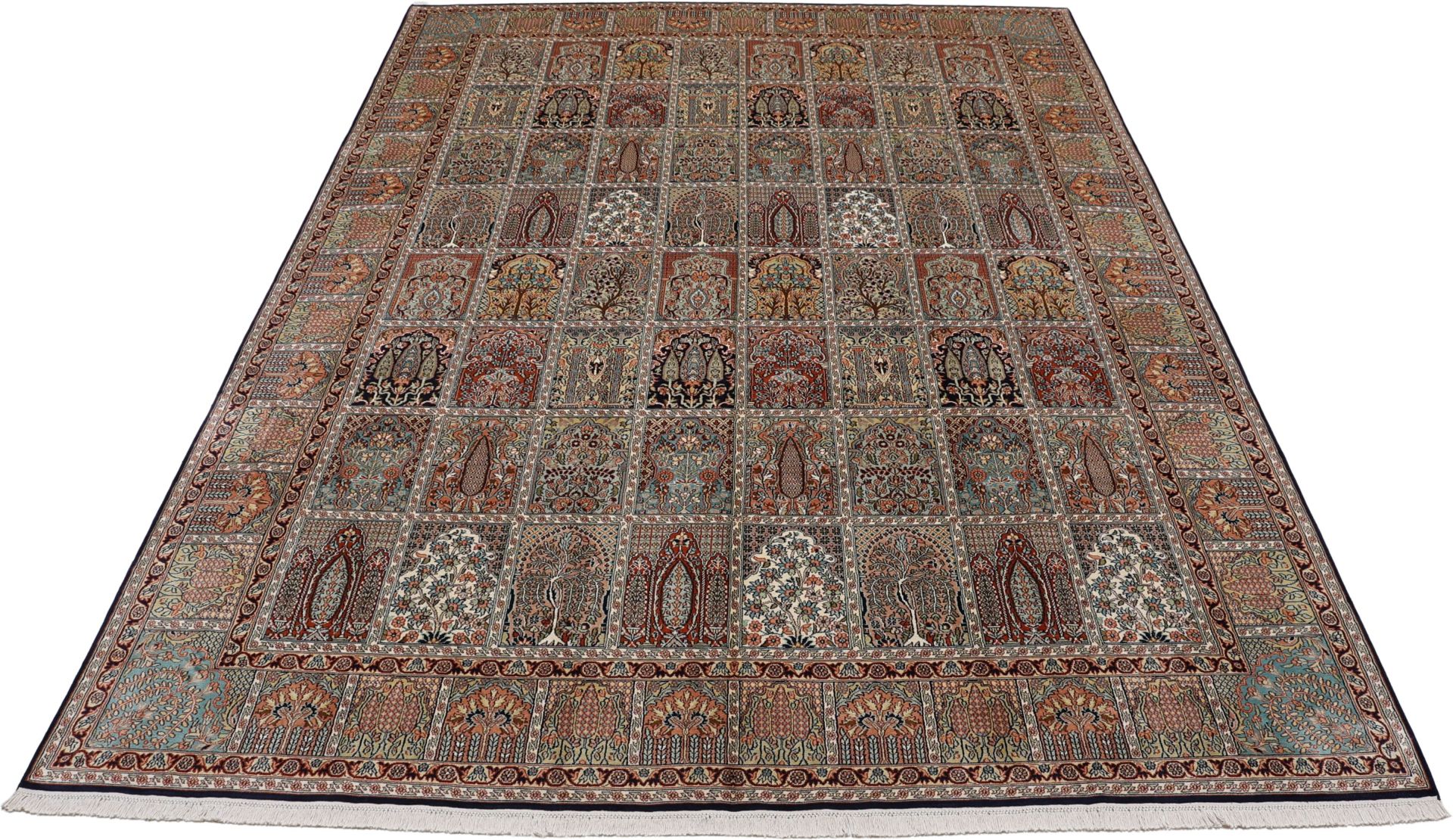 Kashmir Oriental Rug 336 × 240 cm, silk, hand-knotted — view 7