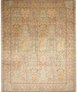 Kashmir Oriental Rug 311 × 244 cm, silk, hand-knotted