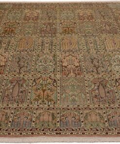 Kashmir Oriental Rug 311 × 244 cm, silk, hand-knotted — view 2