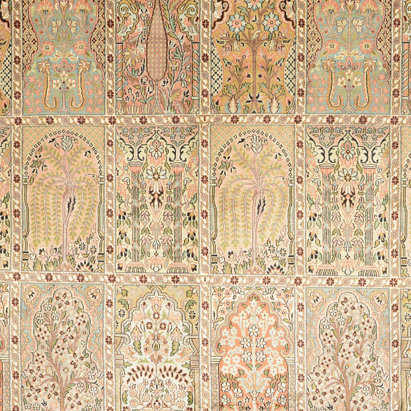 Kashmir Oriental Rug 311 × 244 cm, silk, hand-knotted — view 4