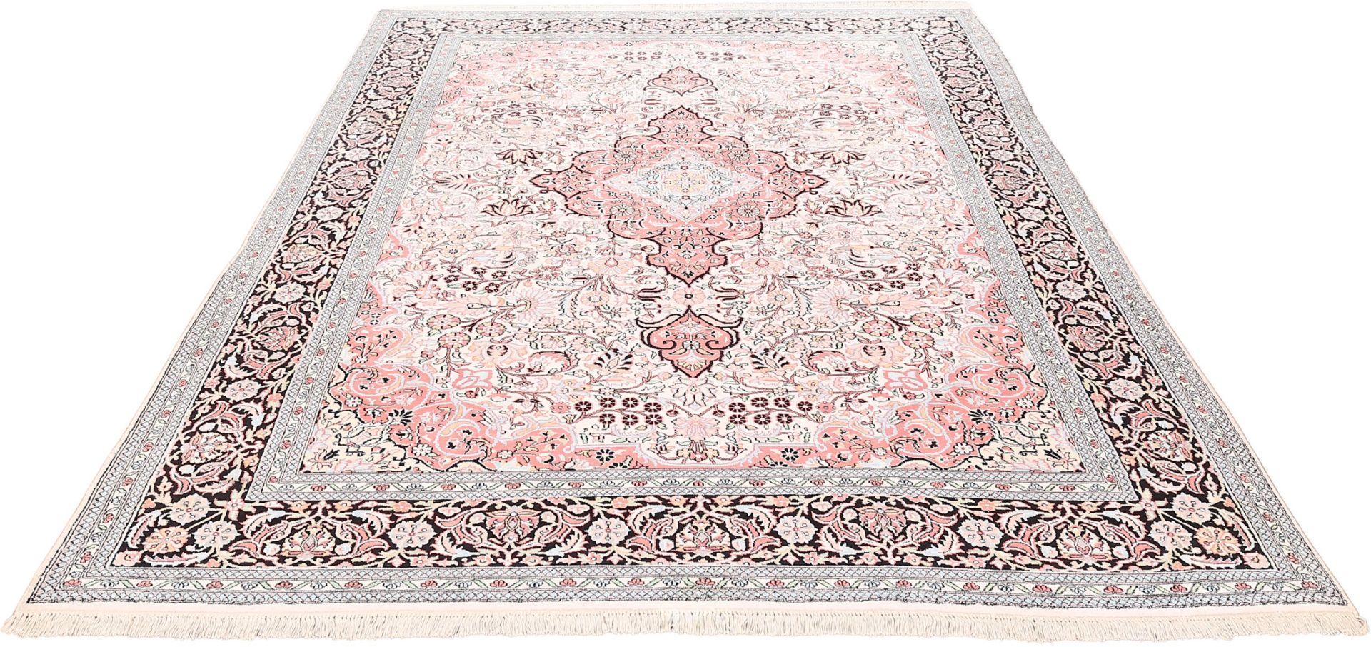 Kashmir Oriental Rug 335 × 245 cm, silk, hand-knotted — view 4