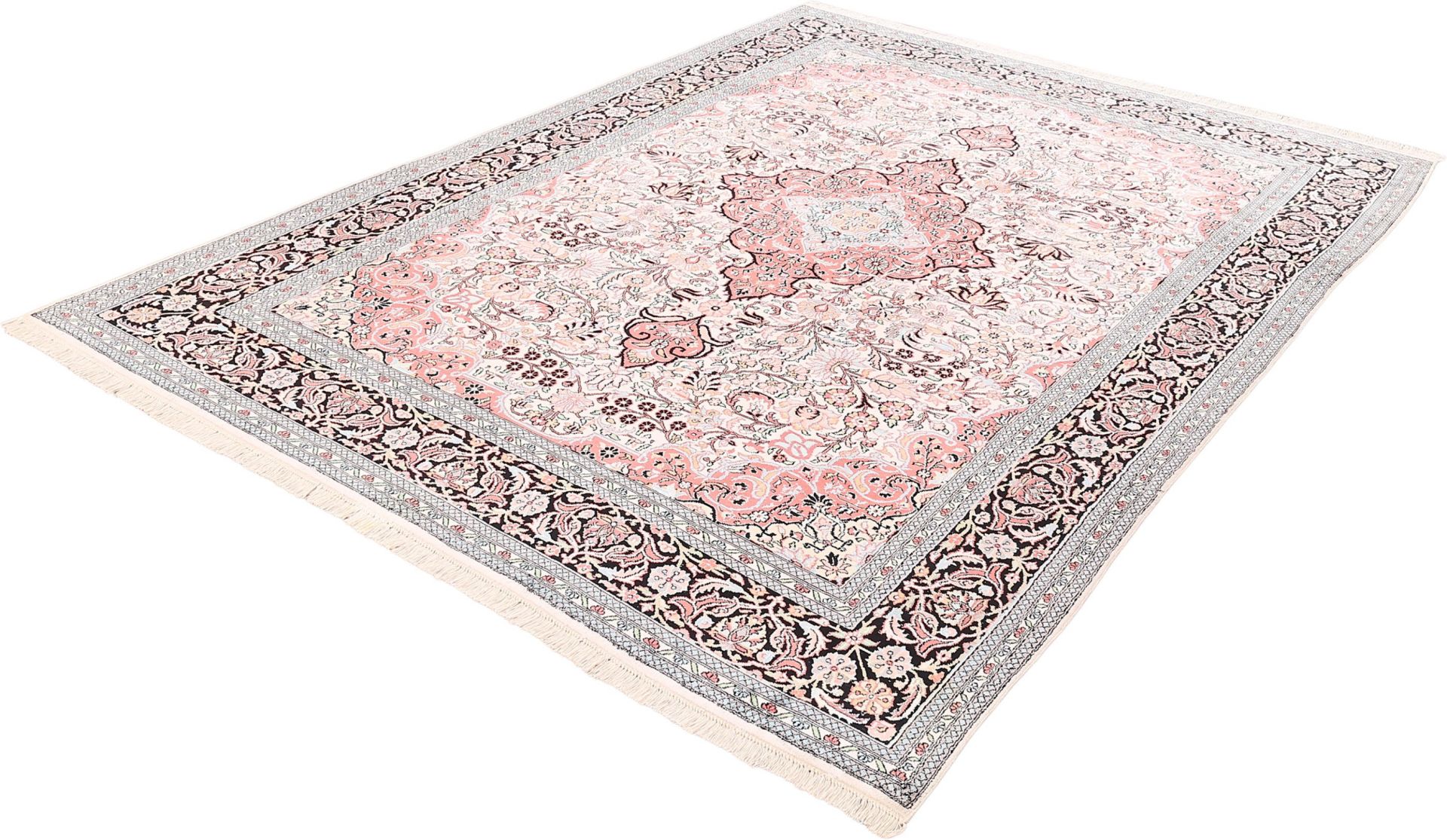 Kashmir Oriental Rug 335 × 245 cm, silk, hand-knotted — view 5