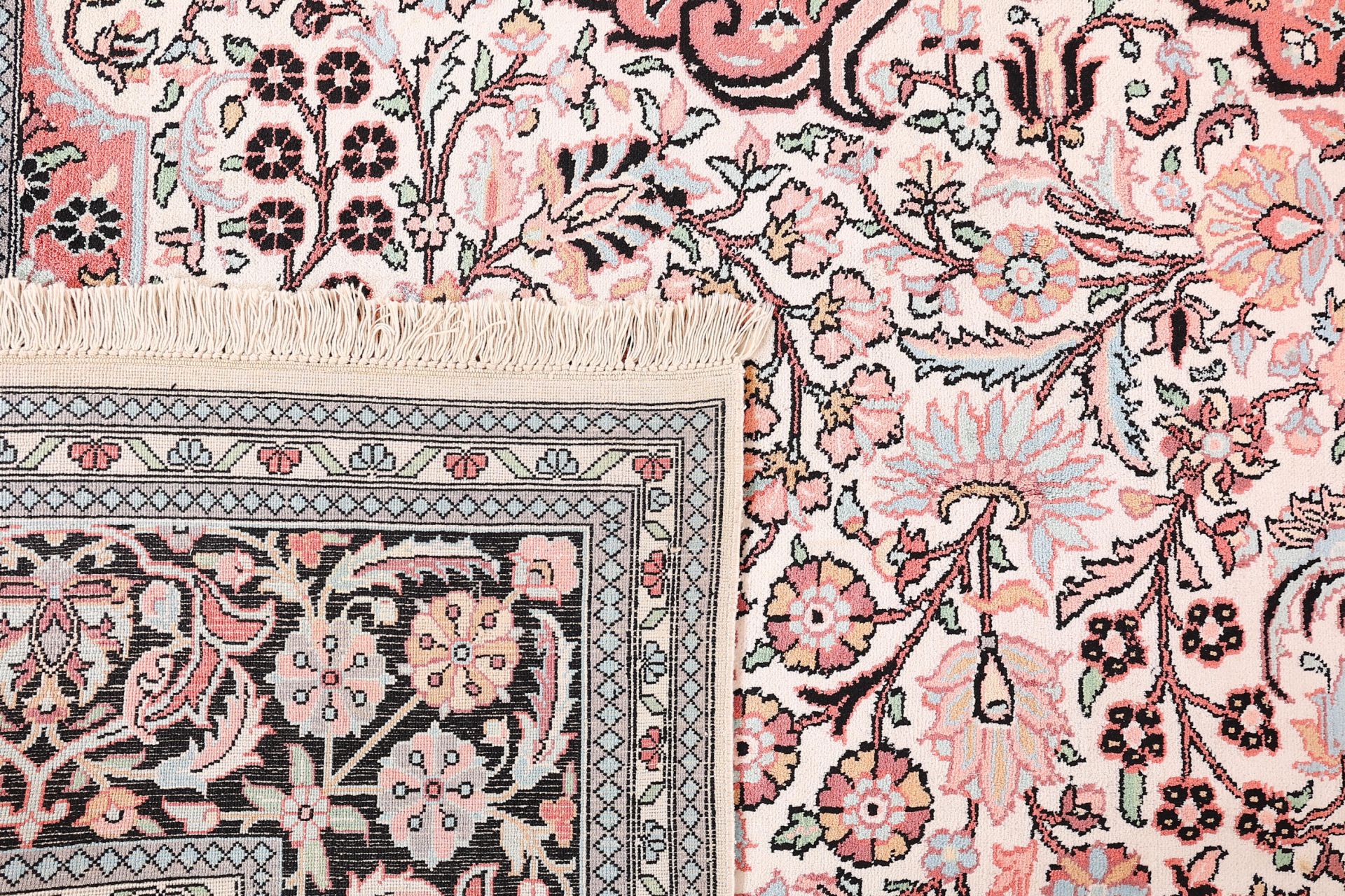Kashmir Oriental Rug 335 × 245 cm, silk, hand-knotted — view 7