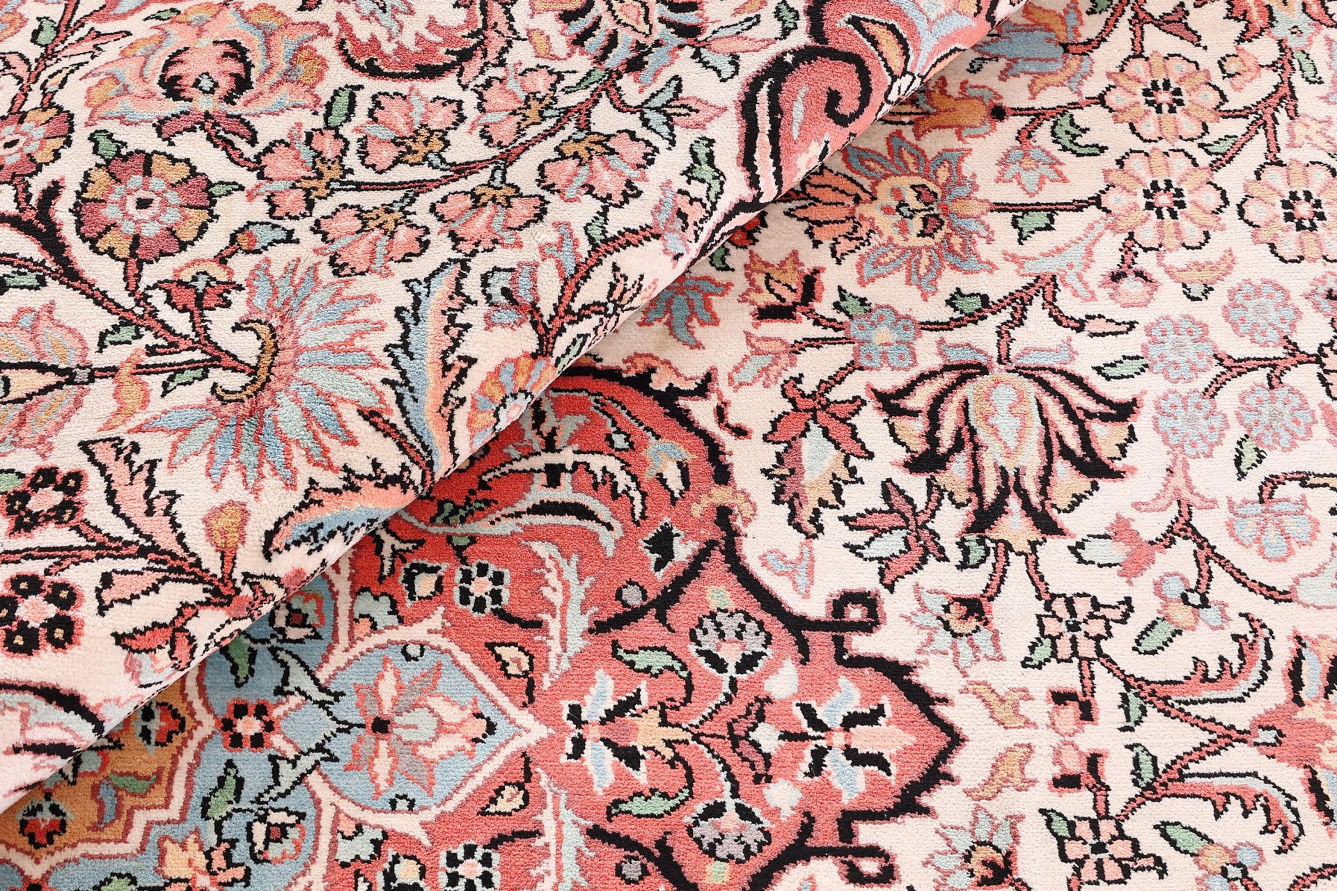 Kashmir Oriental Rug 335 × 245 cm, silk, hand-knotted — view 8