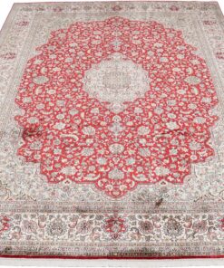 Kashmir Oriental Rug 340 × 246 cm, silk, hand-knotted — view 2