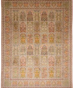 Kashmir Oriental Rug 318 × 250 cm, silk, hand-knotted