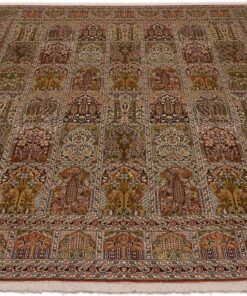 Kashmir Oriental Rug 318 × 250 cm, silk, hand-knotted — view 2