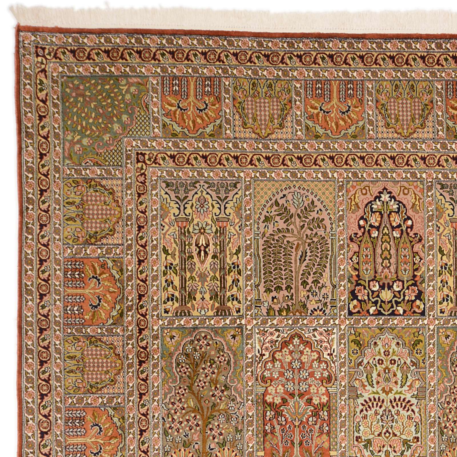 Kashmir Oriental Rug 318 × 250 cm, silk, hand-knotted — view 5