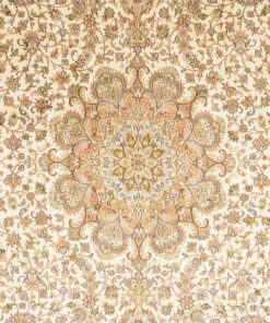 Kashmir Oriental Rug 344 × 254 cm, silk, hand-knotted — view 4