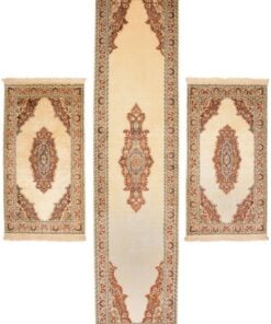 Kashmir Oriental Rug 328 × 77 cm, silk, hand-knotted