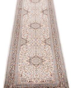 Kashmir Oriental Rug 322 × 78 cm, silk, hand-knotted — view 3