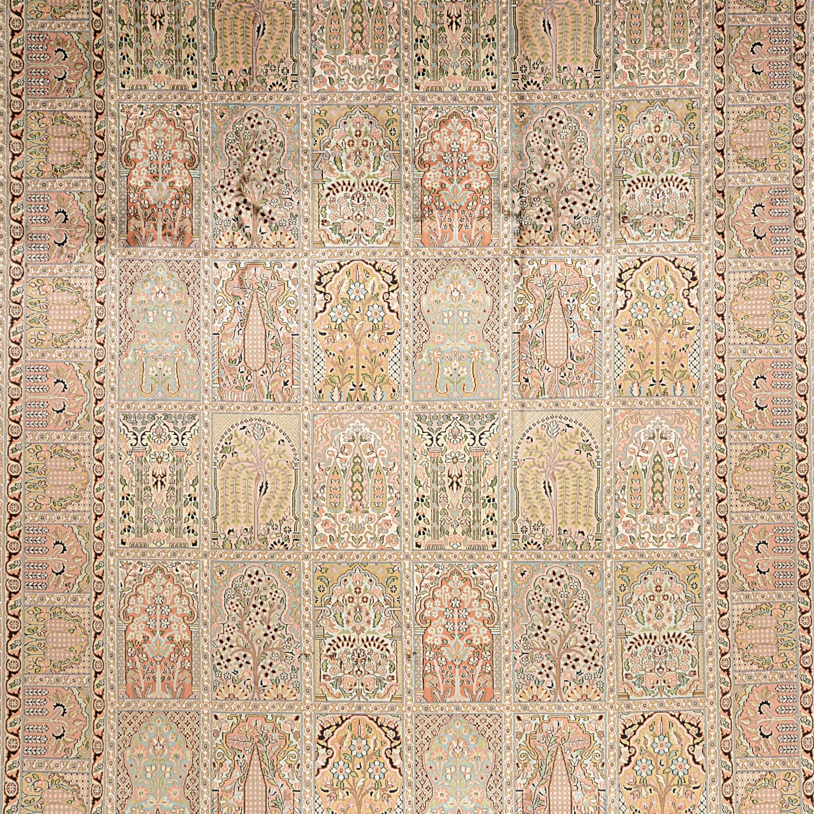 Kashmir Oriental Rug 340 × 243 cm, silk, hand-knotted — view 6