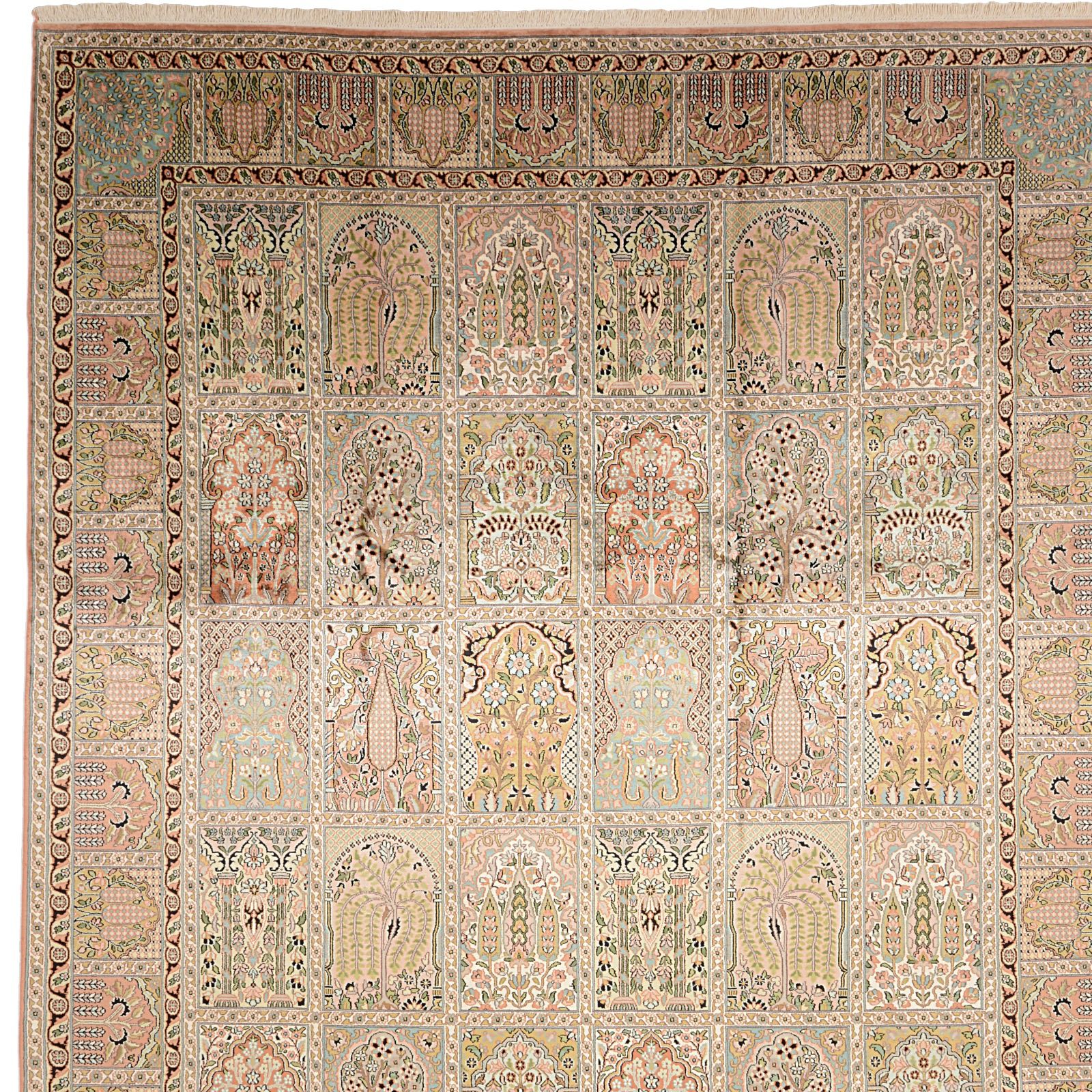 Kashmir Oriental Rug 340 × 243 cm, silk, hand-knotted — view 7