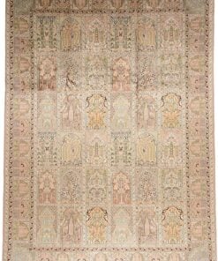 Kashmir Oriental Rug 340 × 243 cm, silk, hand-knotted