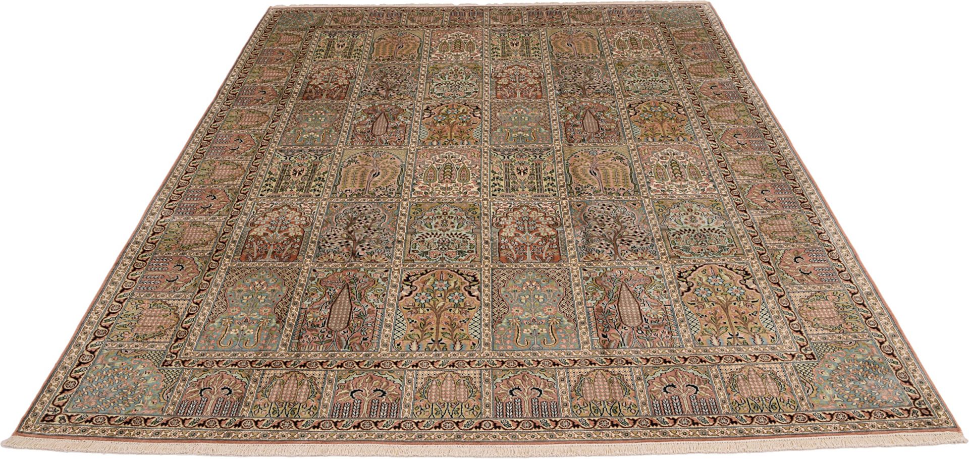 Kashmir Oriental Rug 340 × 243 cm, silk, hand-knotted — view 2