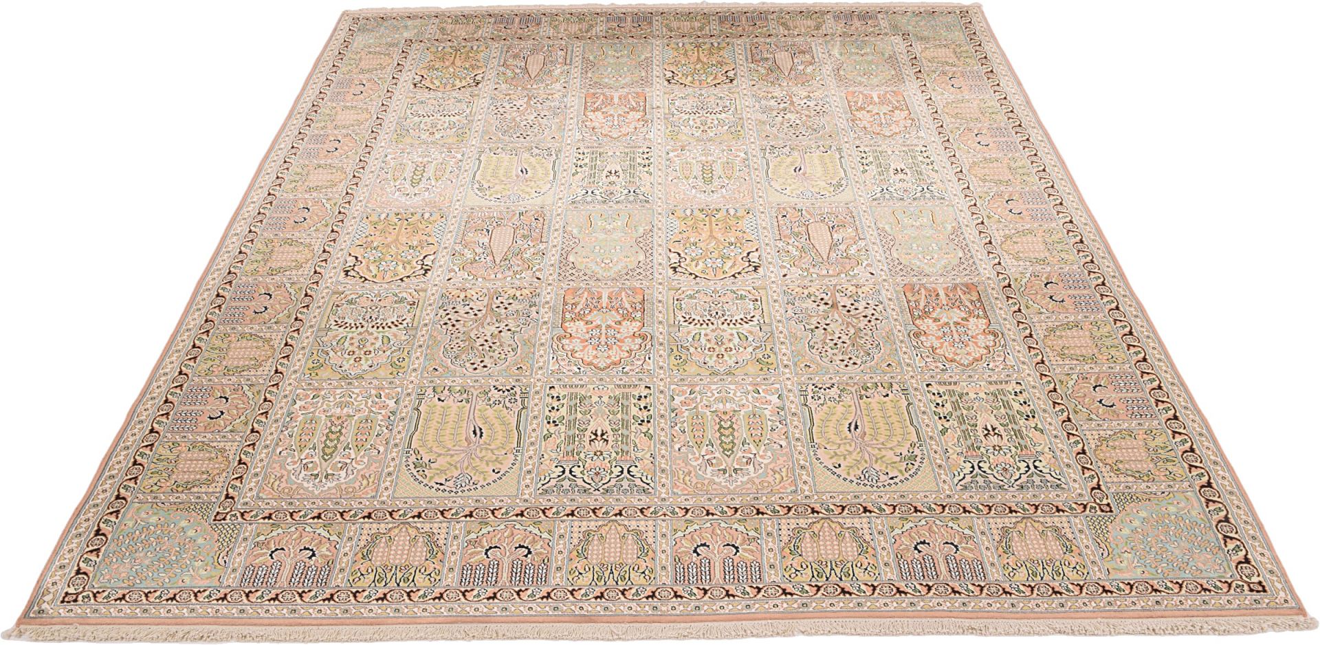 Kashmir Oriental Rug 340 × 243 cm, silk, hand-knotted — view 3