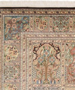 Kashmir Oriental Rug 196 × 130 cm, silk, hand-knotted — view 6